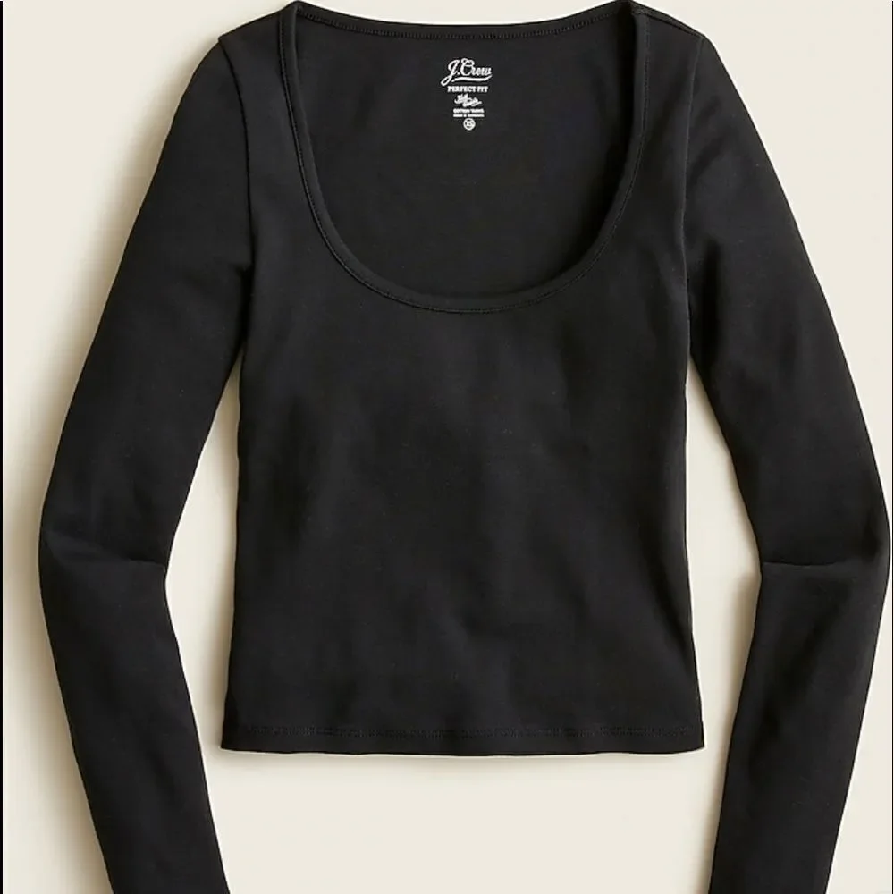 NWT- J Crew Scoopneck long-sleeve T-shirt‎ Size Medium and Large